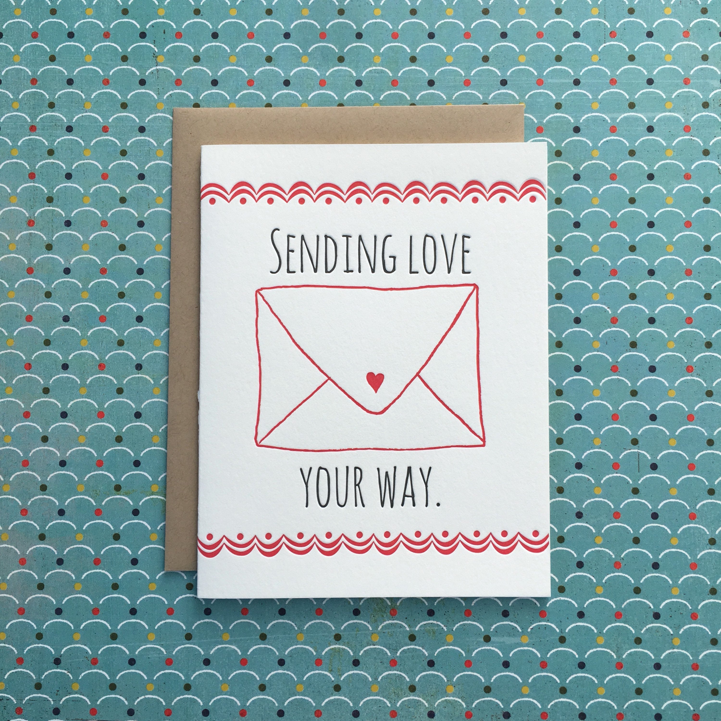 Te Quiero Greeted Heart Handmade Paper Letterpress Card - oblation papers &  press