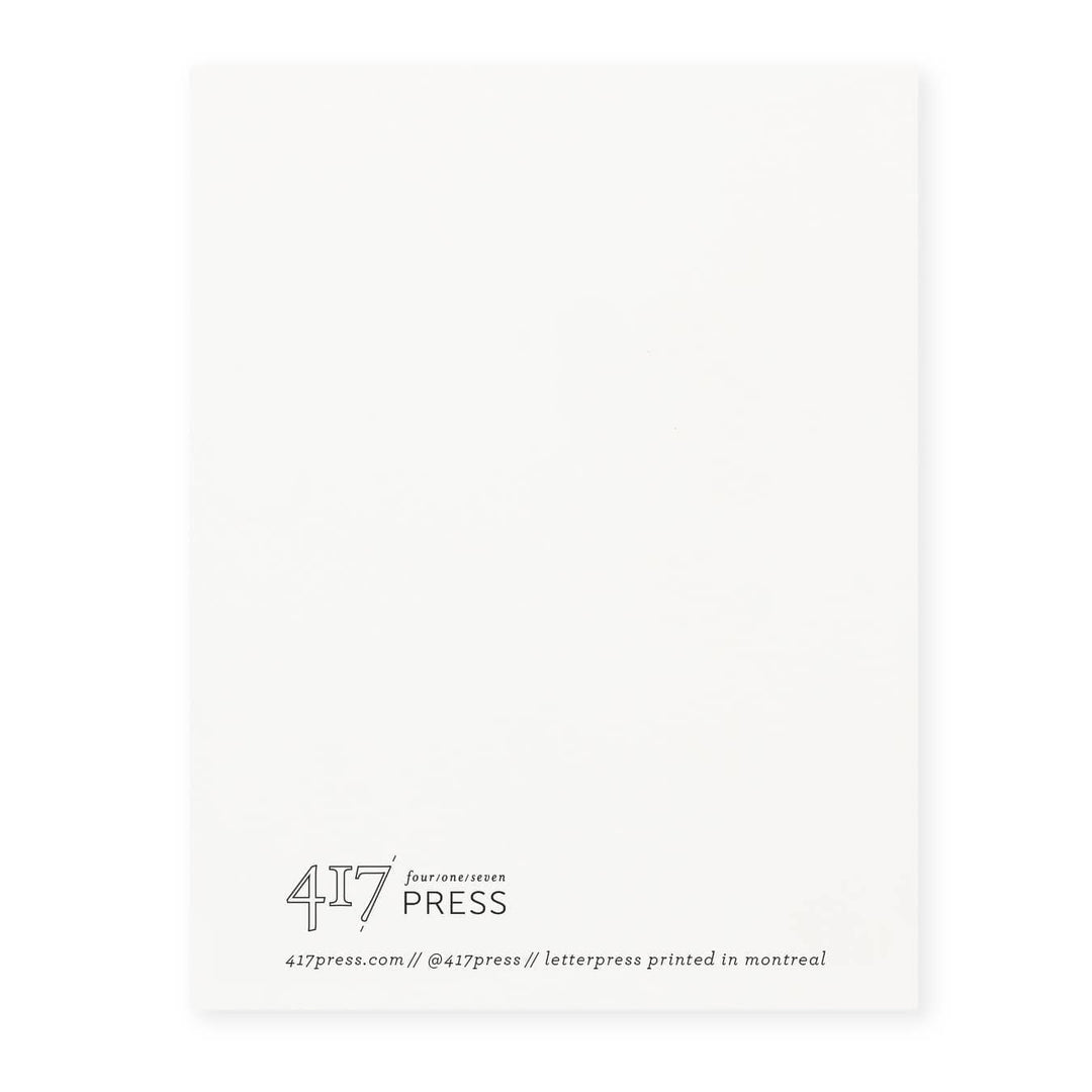 417 Press Card Browne Housewarming / New Home Card