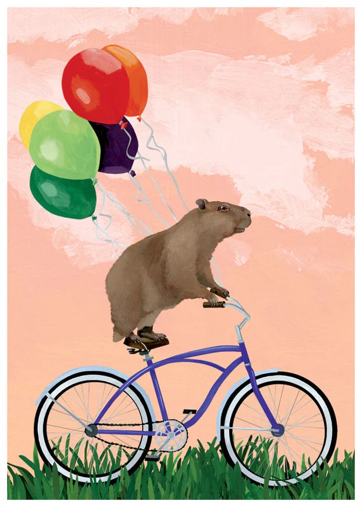 Allport Card Capybara Birthday Card