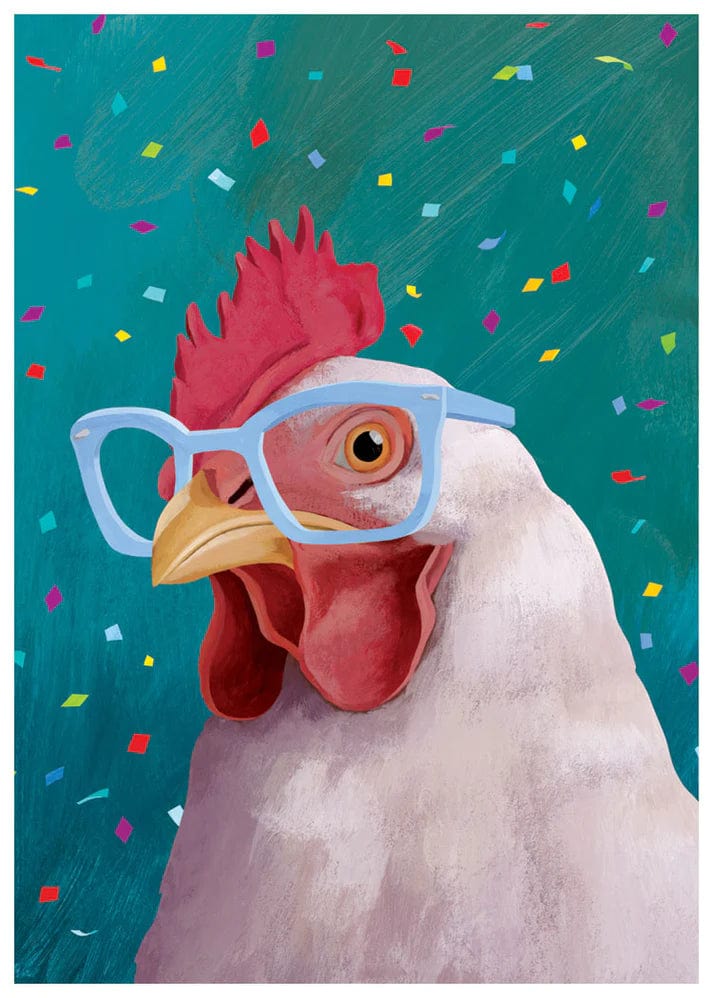 Allport Card Chicken Birthday Card