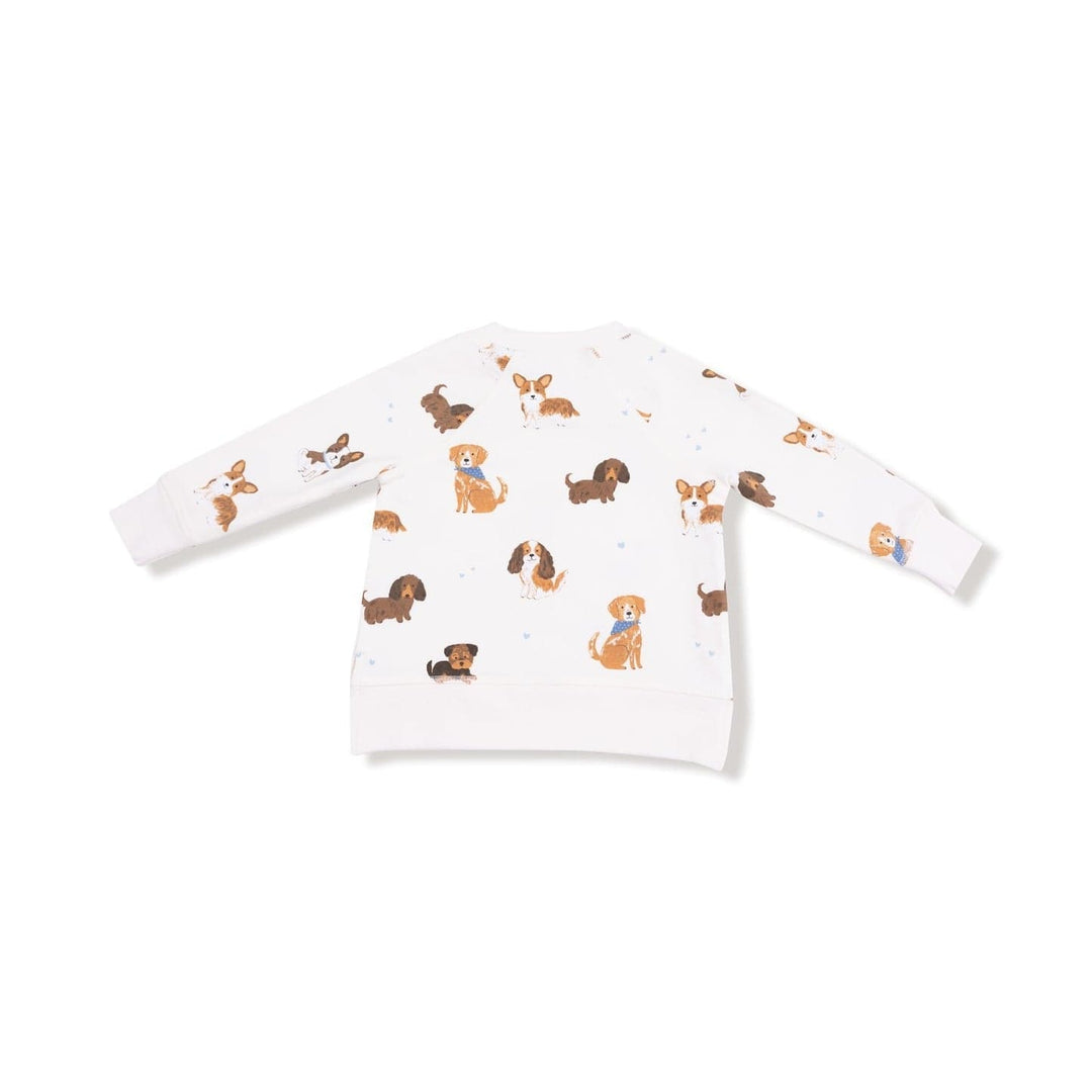 Angel Dear Baby Best Friend Dogs - Uni - Raglan Sweatshirt and Jogger Set