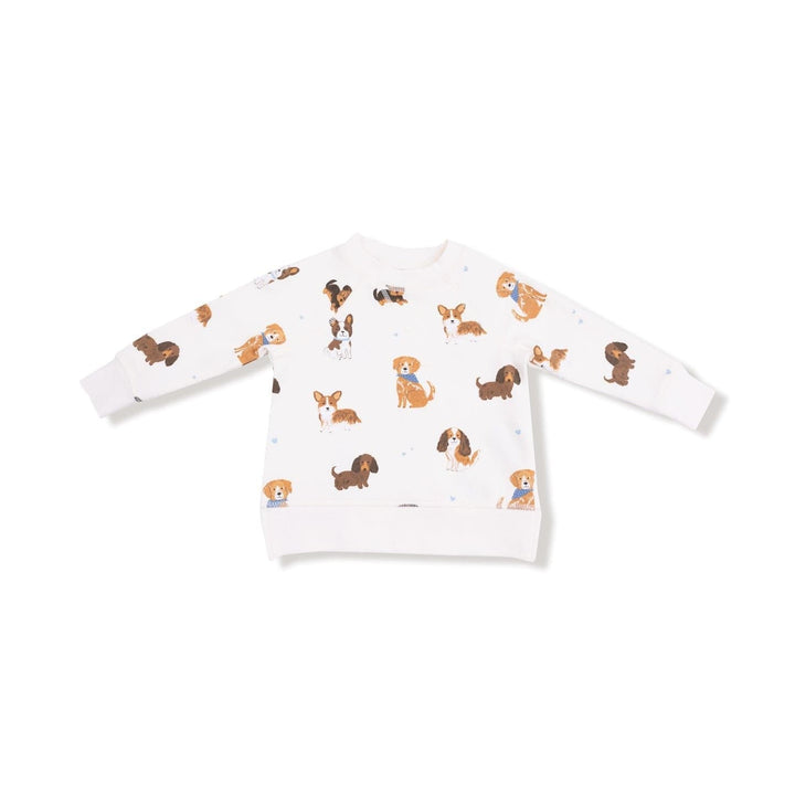 Angel Dear Baby Best Friend Dogs - Uni - Raglan Sweatshirt and Jogger Set