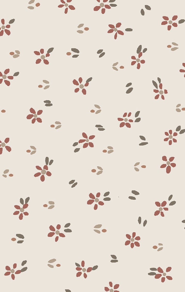 Angel Dear Baby Carrie Floral - Muslin - L/s Smocked Ruffle Bubble W/ Skirt