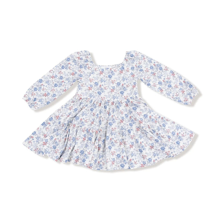 Angel Dear Baby Country Girl Floral - Cap Sleeve Dress + Bamboo Legging