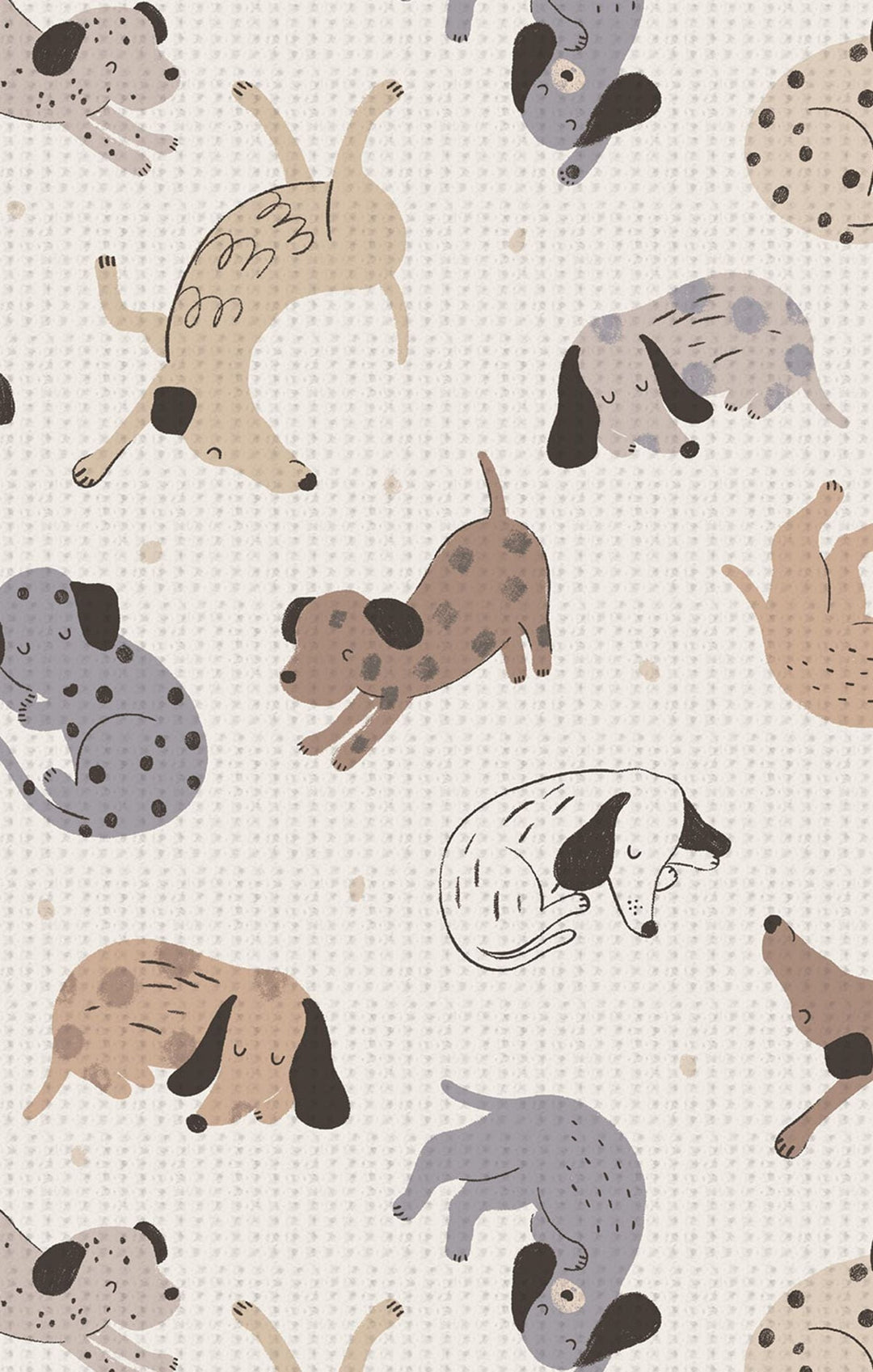 Angel Dear Baby Cozy Pups - Drop Sleeve Waffle Top With Waffle Jogger