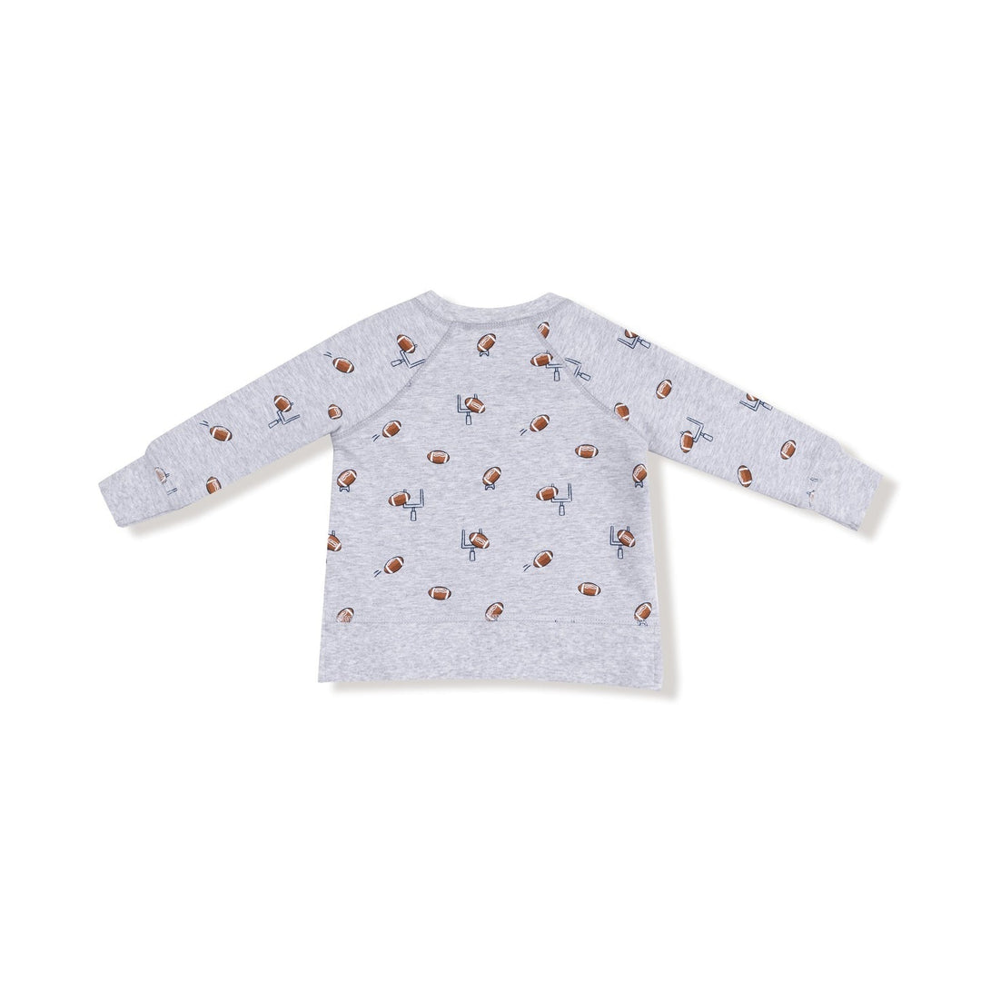 Angel Dear Baby Football Field Goal - Raglan Sweatshirt and Jogger Set