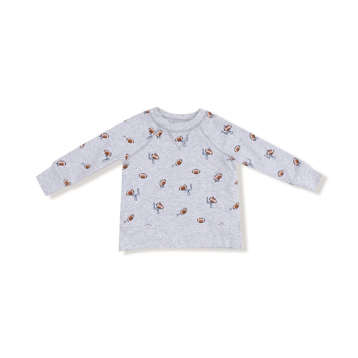 Angel Dear Baby Football Field Goal - Raglan Sweatshirt and Jogger Set