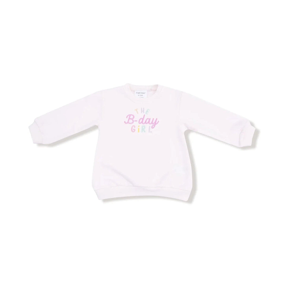 Angel Dear Baby Oversized Sweatshirt - Birthday Girl