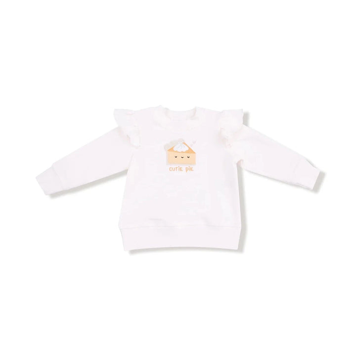 Angel Dear Baby Ruffle Sweatshirt - Cutie Pie