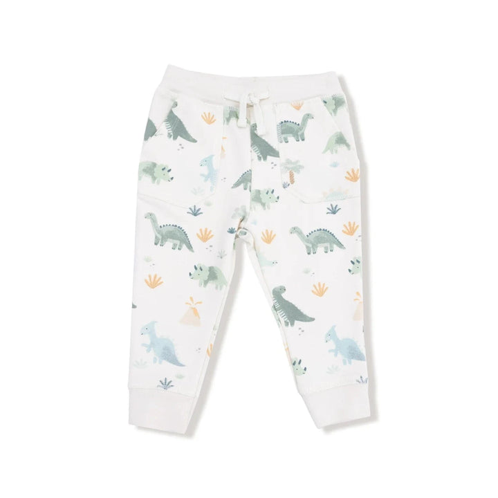Angel Dear Baby Soft Dinos - Green - Zip Hoodie and Jogger Set