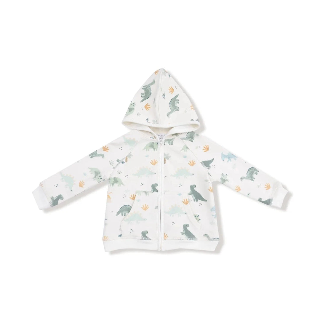 Angel Dear Baby Soft Dinos - Green - Zip Hoodie and Jogger Set