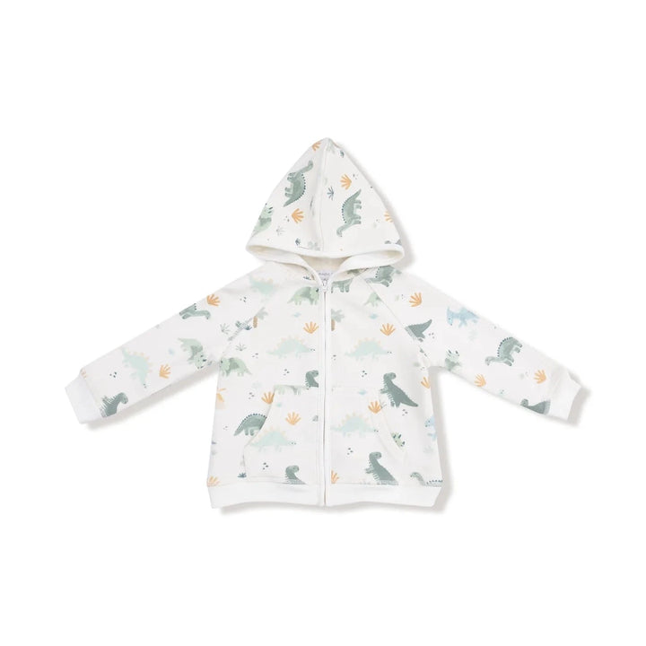 Angel Dear Baby Soft Dinos - Green - Zip Hoodie and Jogger Set