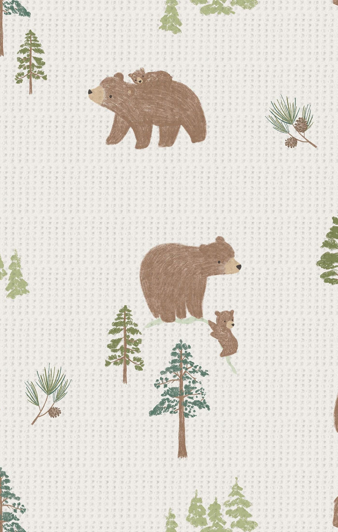 Angel Dear Baby Sweet Brown Bears - 2 Way Zipper Footie