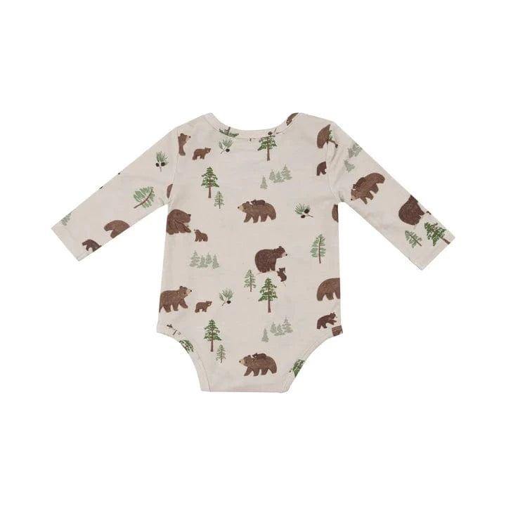 Angel Dear Baby Sweet Brown Bears - Lap Shoulder Bodysuit