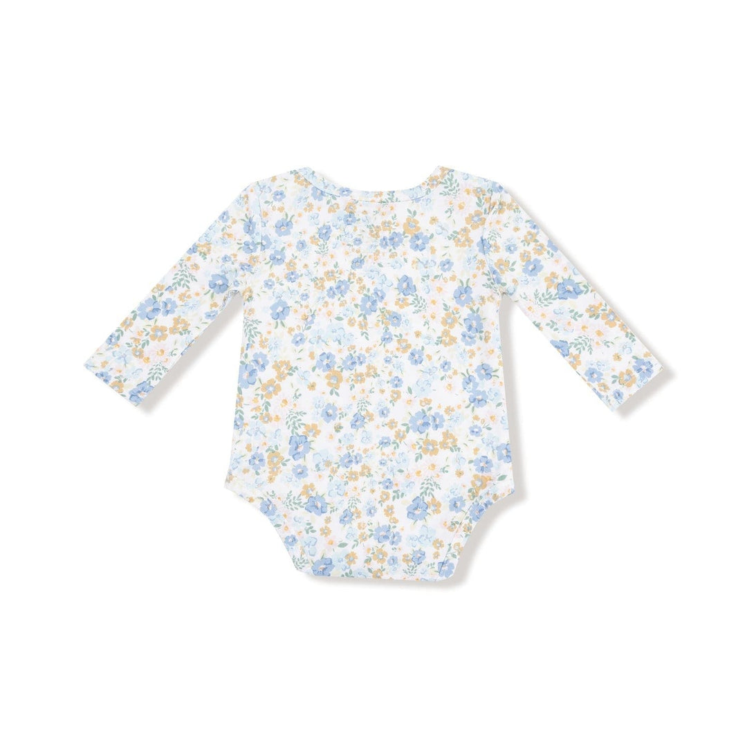 Angel Dear Baby Sweet Rose Calico - Lap Shoulder Bodysuit
