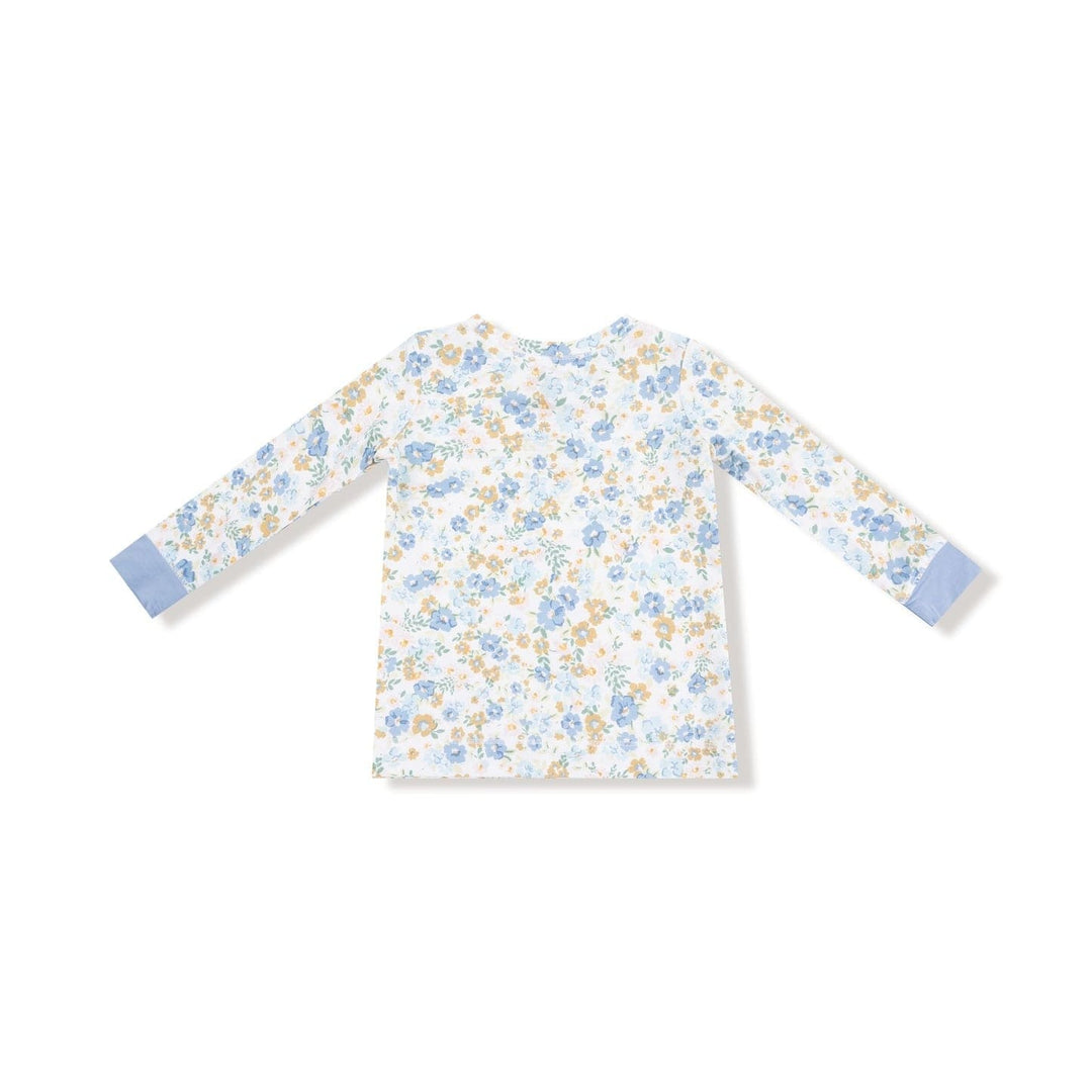 Angel Dear Baby Sweet Rose Calico - Long Sleeve Loungewear Set