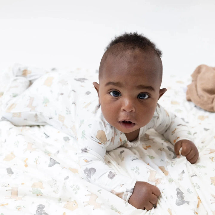 Angel Dear Baby Woodland Babies - 2 Way Zipper Footie