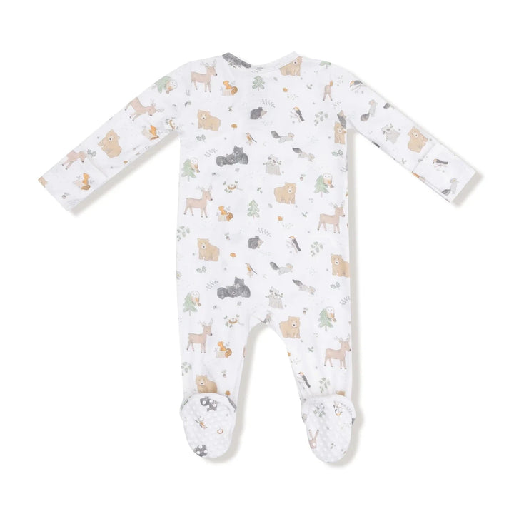 Angel Dear Baby Woodland Babies - 2 Way Zipper Footie