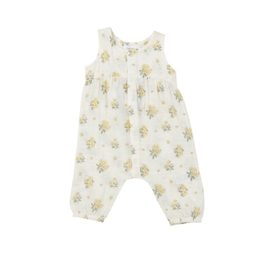 Angel Dear Jumpsuits & Rompers Buttercup Bouquets Front Opening Romper