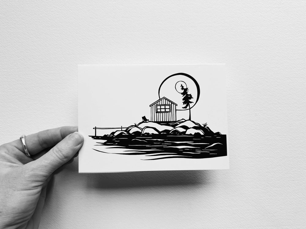 Anna Brones Cards "Island Cabin" Card