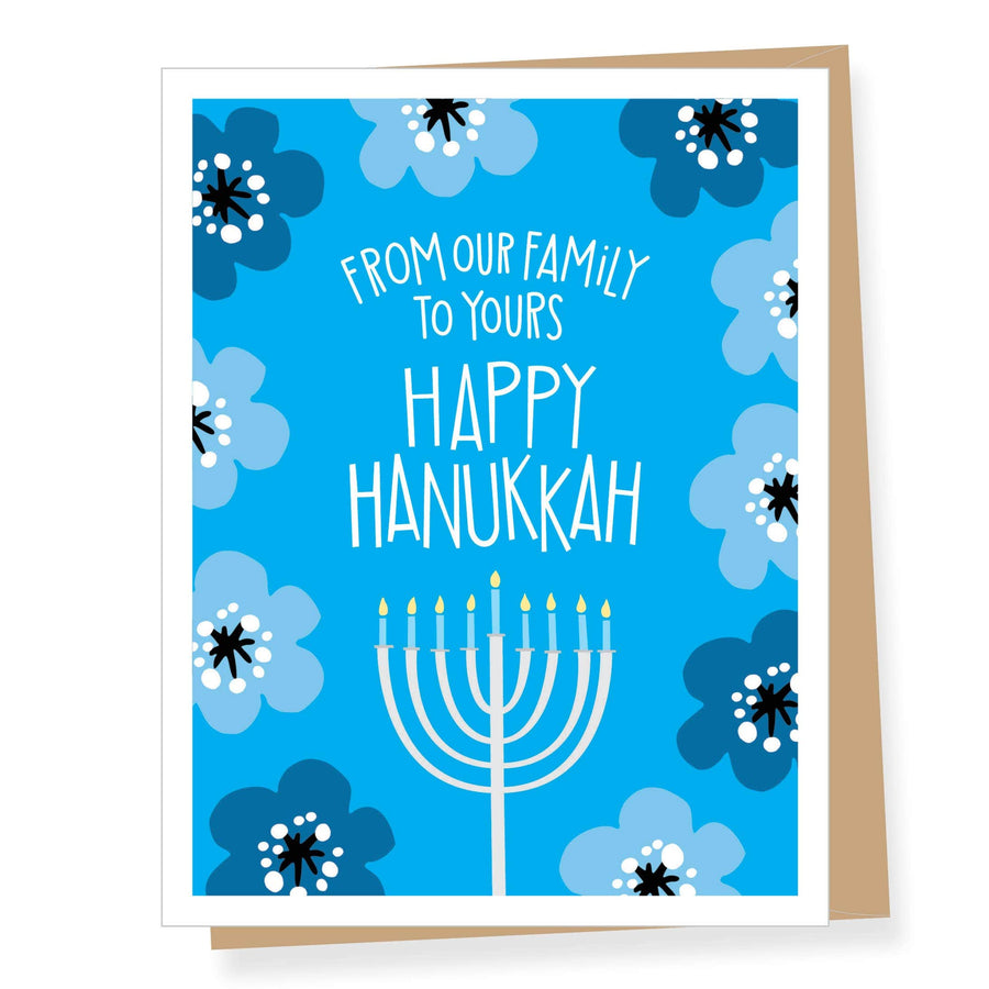 Apartment 2 Cards Cards Our Family to Yours, Hanukkah Card