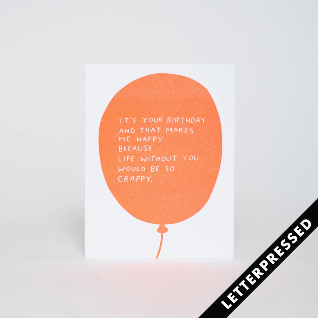 Ashkahn Card Birthday Balloon Card