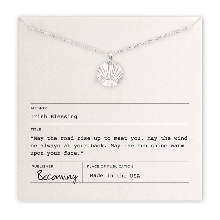 Becoming Jewelry Necklace Irish Blessing Necklace