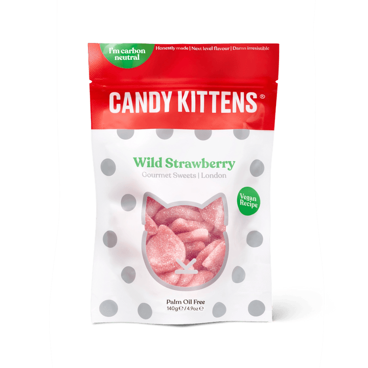 Belgium's Chocolate Source Candy Candy Kittens Wild Strawberry 125g / 4.9 oz
