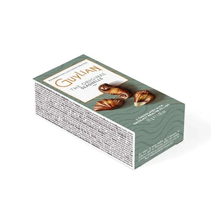 Belgium's Chocolate Source Treats Guylian 3-Piece Chocolate Seashells