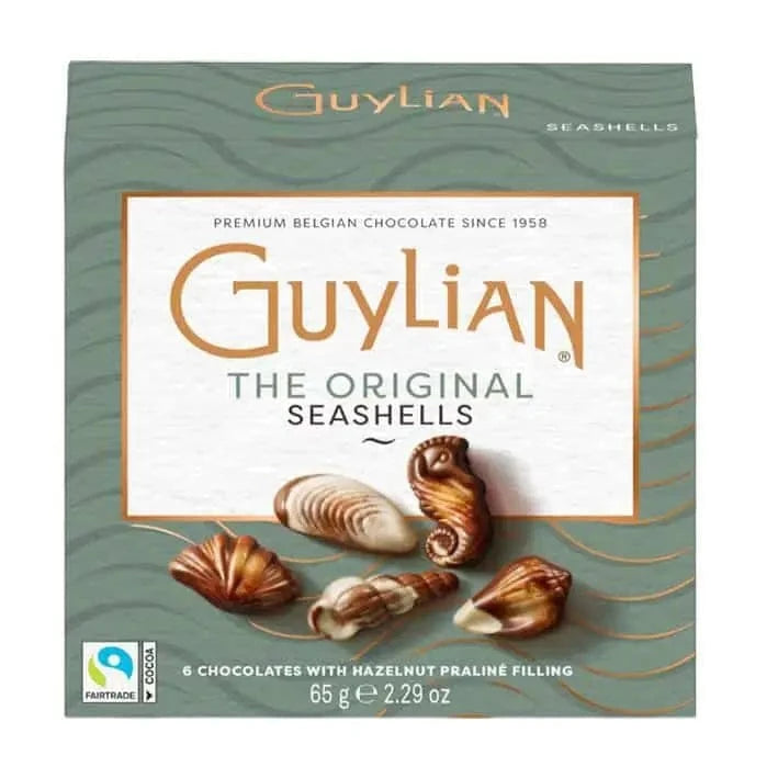 Belgium's Chocolate Source Treats Guylian 6-Piece Chocolate Seashells