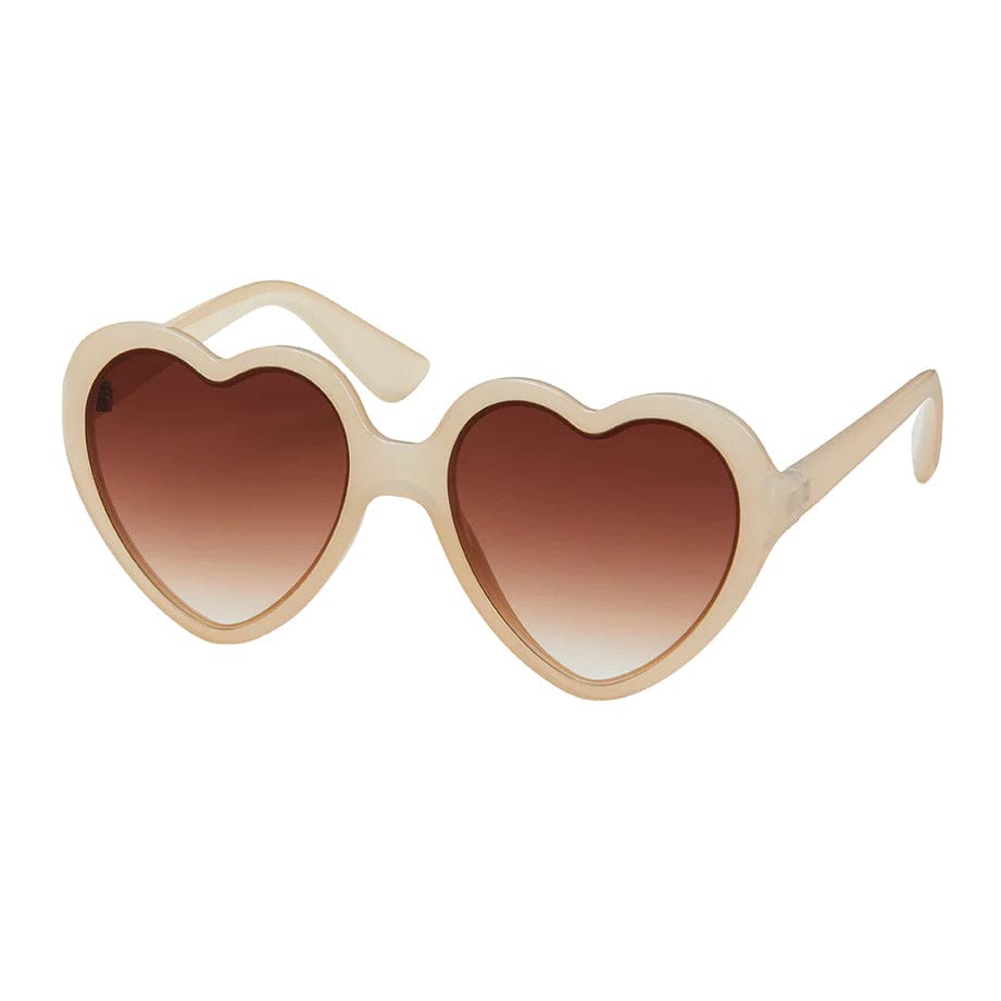 Blue Gem Sunglasses Sunglasses Cream Rose - Heart Shaped Sunglasses | Blue Gem