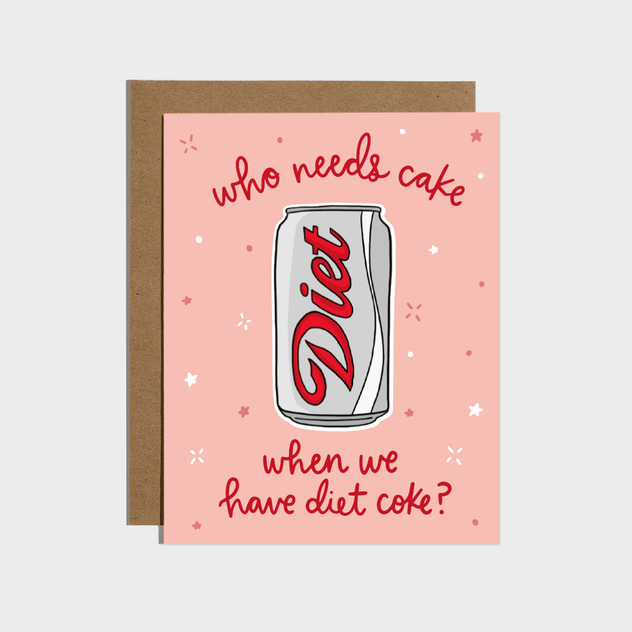 Brittany Paige Cards Diet Soda Sticker Card