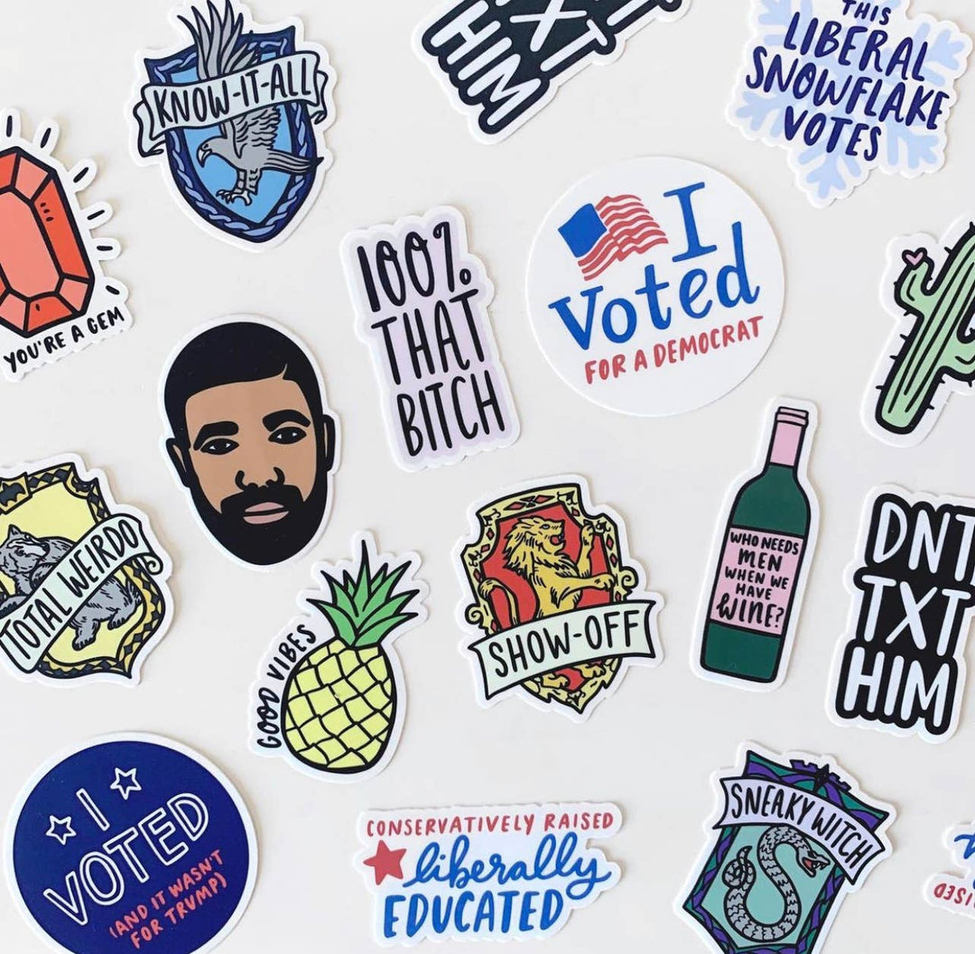 Brittany Paige Cards Liberally Educated Sticker