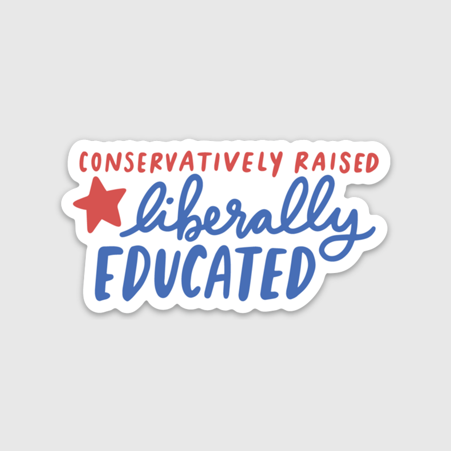 Brittany Paige Cards Liberally Educated Sticker