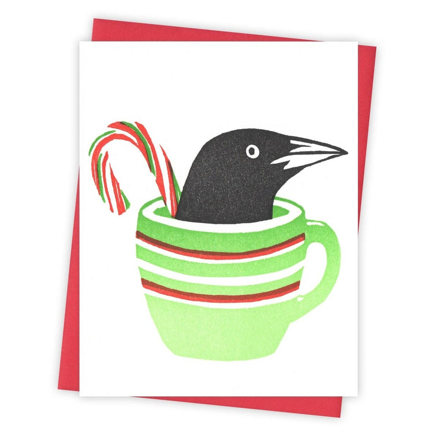 Burdock & Bramble Card Holiday Cheer Grackle Card