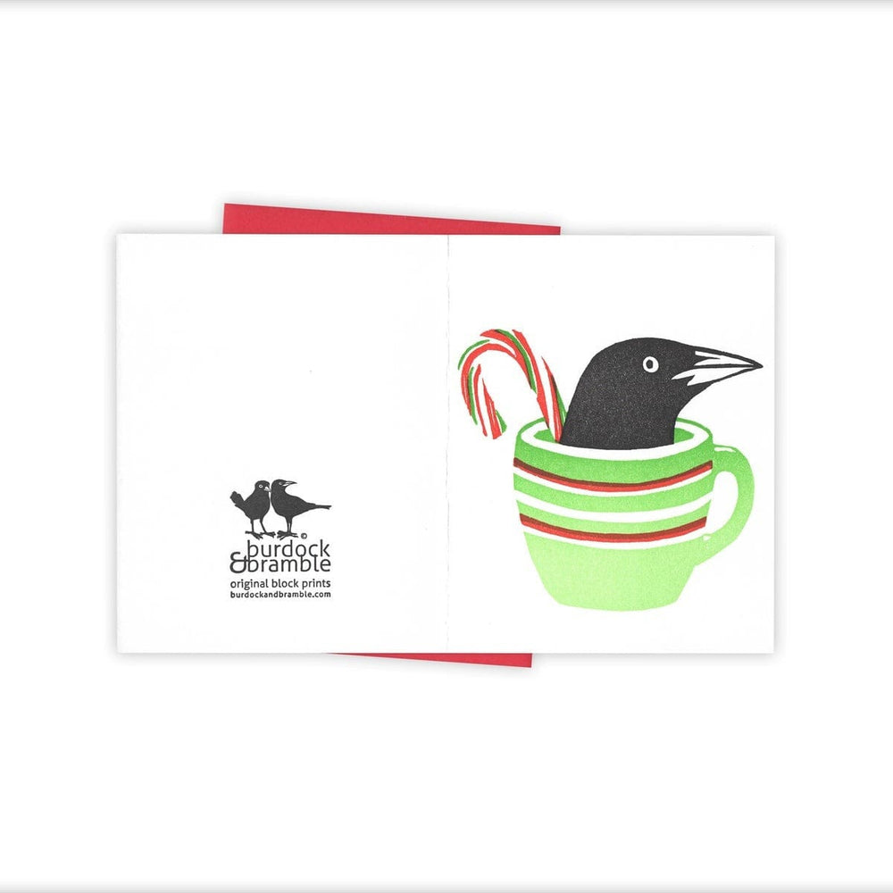 Burdock & Bramble Card Holiday Cheer Grackle Card