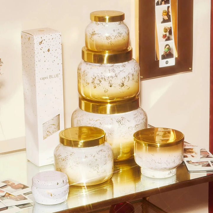 Capri Blue Holiday Volcano Glimmer Oversized Capri Jar Candle