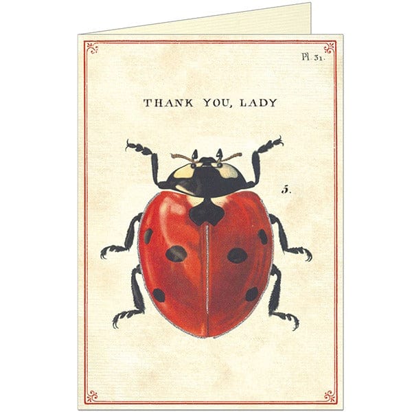 Cavallini & Co. Card Thank You Lady Card