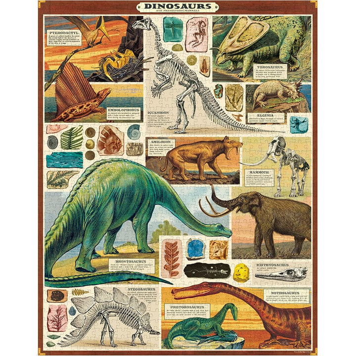 Cavallini & Co. Gifts Cavallini & Co Dinosaurs 1000 Piece Puzzle