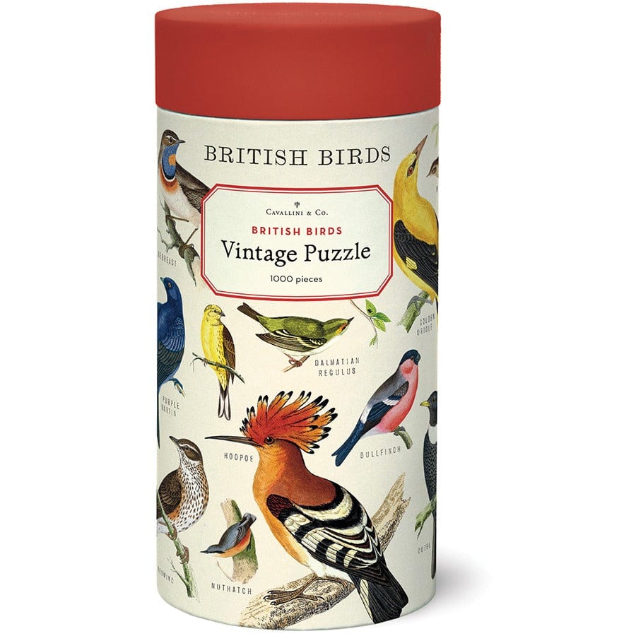 Cavallini & Co. Puzzle Cavallini & Co Vintage British Birds 1,000 Piece Puzzle