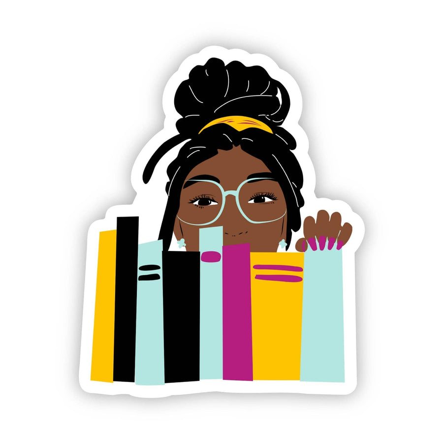 CheerNotes Cards My Book Shelf Stickers | Black Girl Book Lover | Bookish