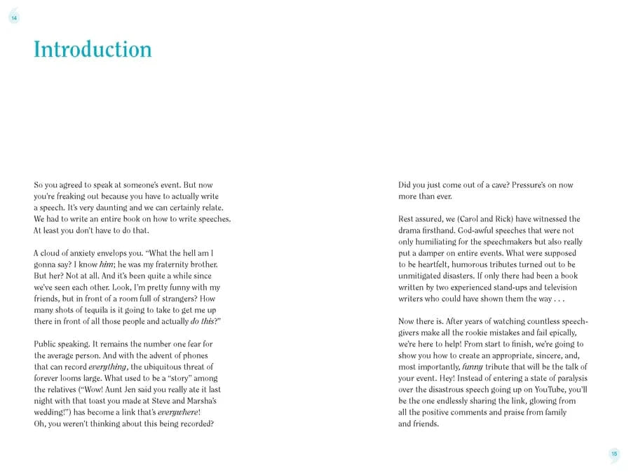 Chronicle Books Gifts How to Write a Funny Speech