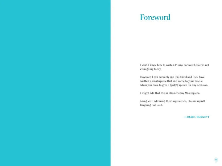 Chronicle Books Gifts How to Write a Funny Speech
