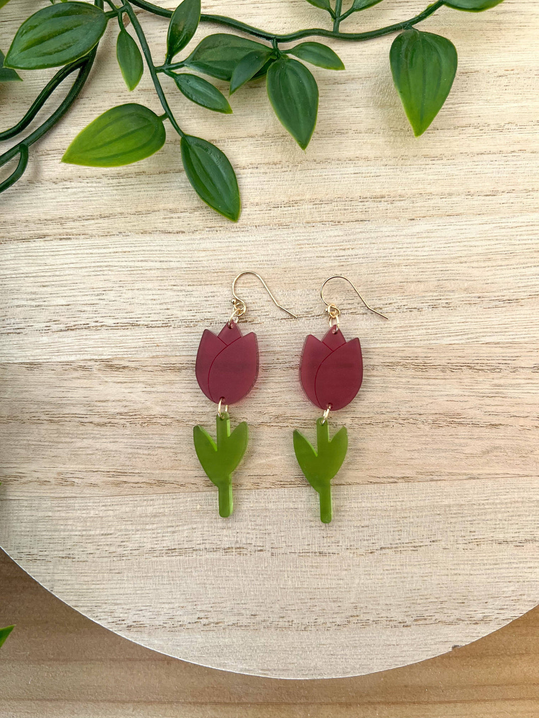 Cocoa Loves Grey Earrings Tulip Dreams