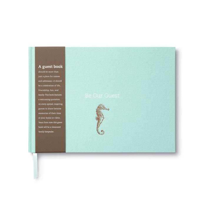 Compendium Guest Book Be Our Guest Coastal Guest Book
