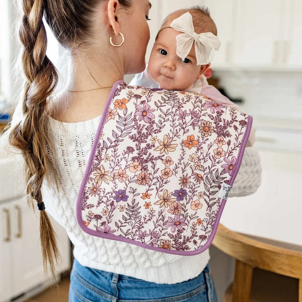 Copper Pearl Baby Flora Burp Cloth Set (3- Pack)
