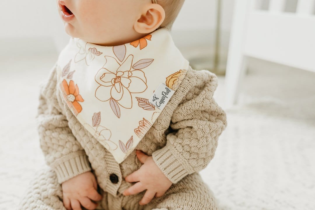 Copper Pearl Bib Ferra Baby Bandana Bib Set (4-Pack)