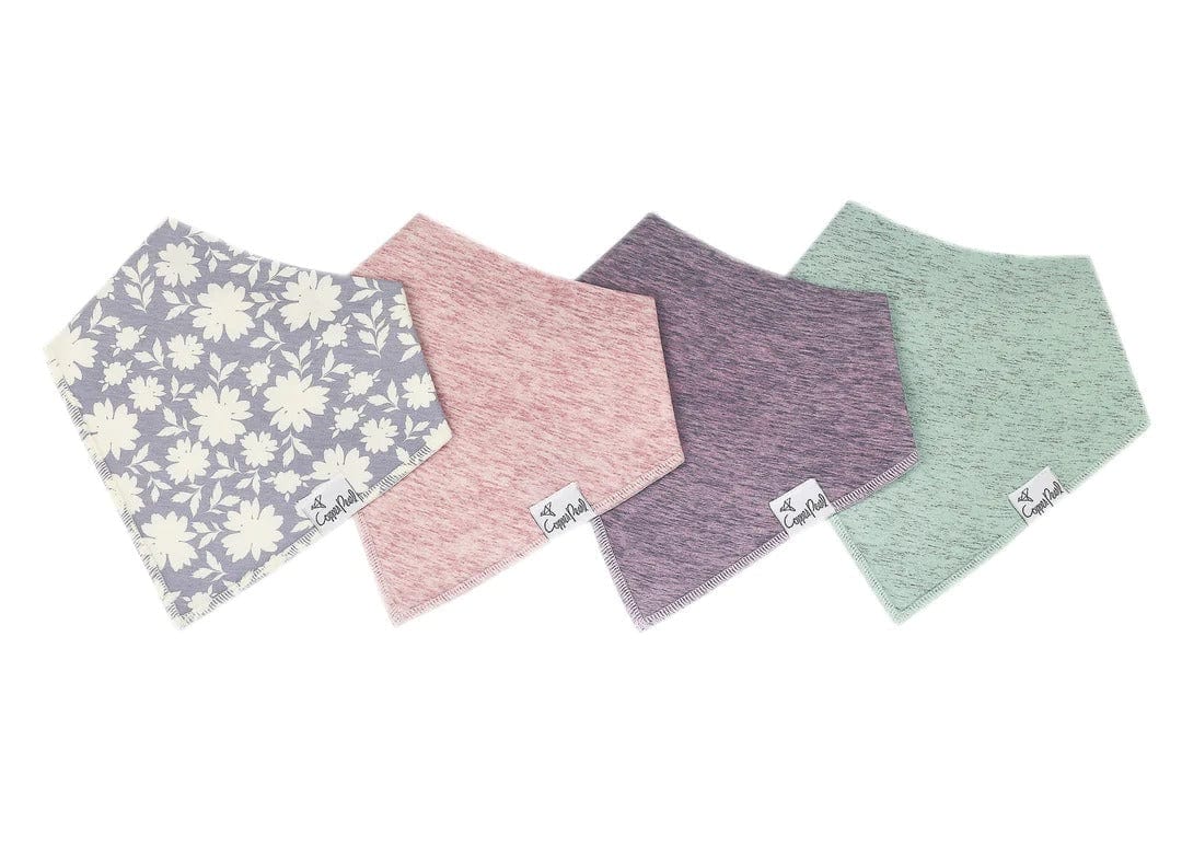 Copper Pearl Bib Lacie Baby Bandana Bib Set (4-Pack)