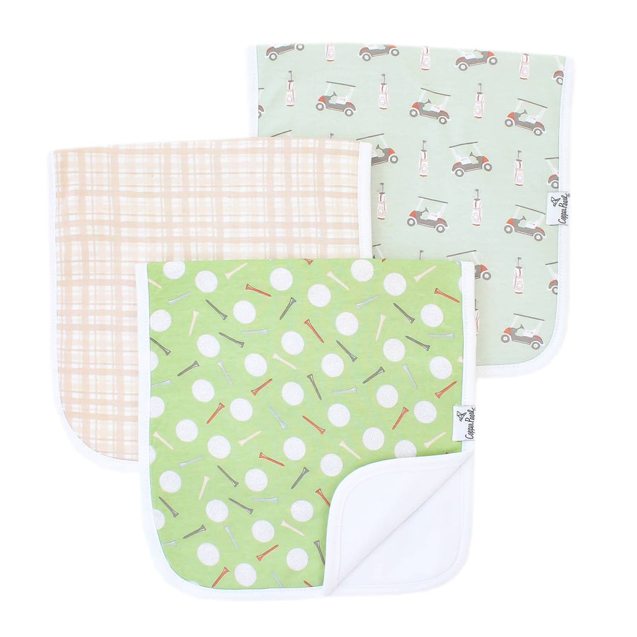 Copper Pearl Burp Cloth Bogey Burp Cloth Set