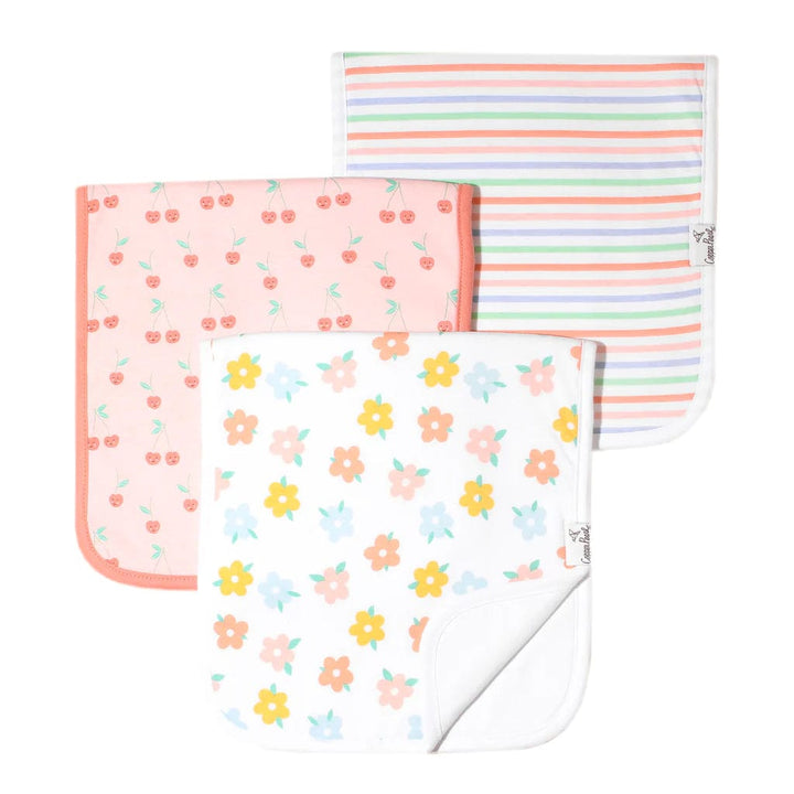 Copper Pearl Burp Cloth Cheery Burp Cloth Set